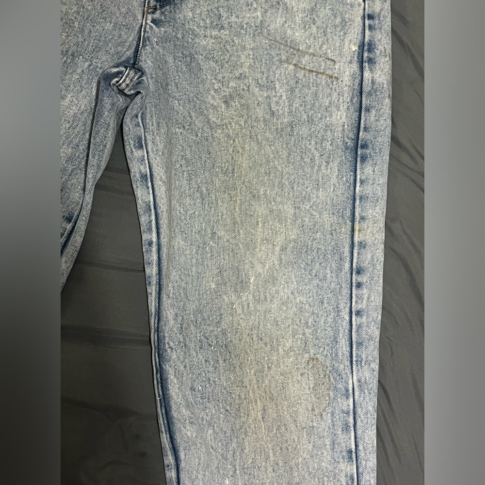Vintage 80s 90s Calvin Klein Acid Wash USA Cotton Jeans - Picture 5 of 13